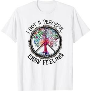 I Got Peaceful Easy Feeling Hippie Retro Peaceful Music Fan Unisex T-Shirt